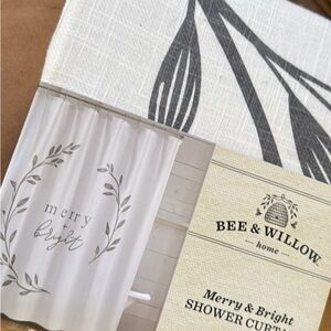 Bee & Willow Merry & Bright Shower Curtain